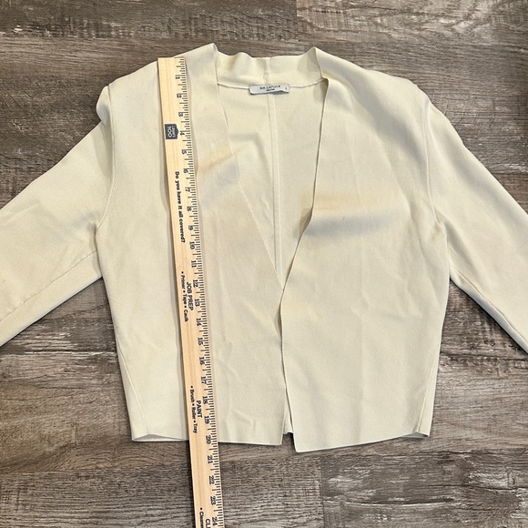 MM Lafleur Large Sant Ambroeus Jardigan Ivory Blazer - Picture 4 of 10